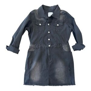 HIGHWAY JEANS DRESS NWOT Size XL Faded‎ Black